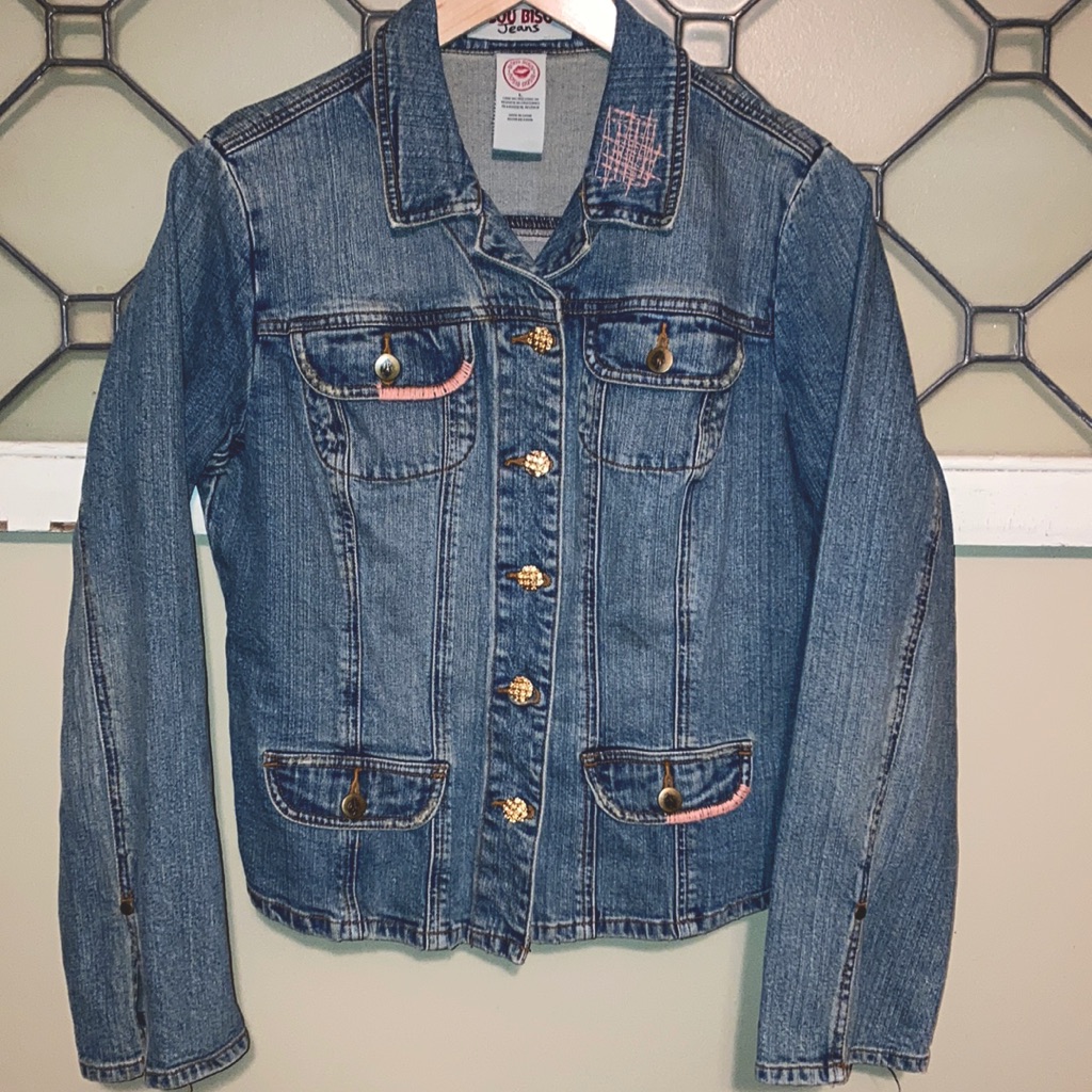 Beautiful Beautiful Bisou Bisou Jean Brand Jacket Sz L